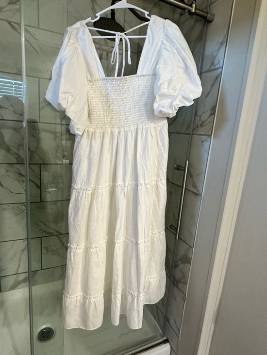 Show Me Your MuMu White Tiered Maxi Skirt - Picture 4 of 4